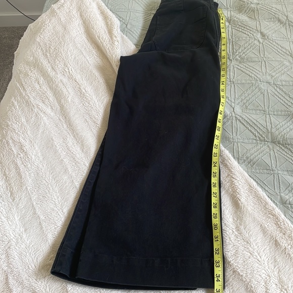 Madewell black denim flare crop pants size 27 - Picture 4 of 5